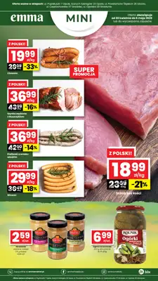 emma MARKET - gazetka promocyjna Promocje Emma Mini od czwartku 30.04 do środy 06.05