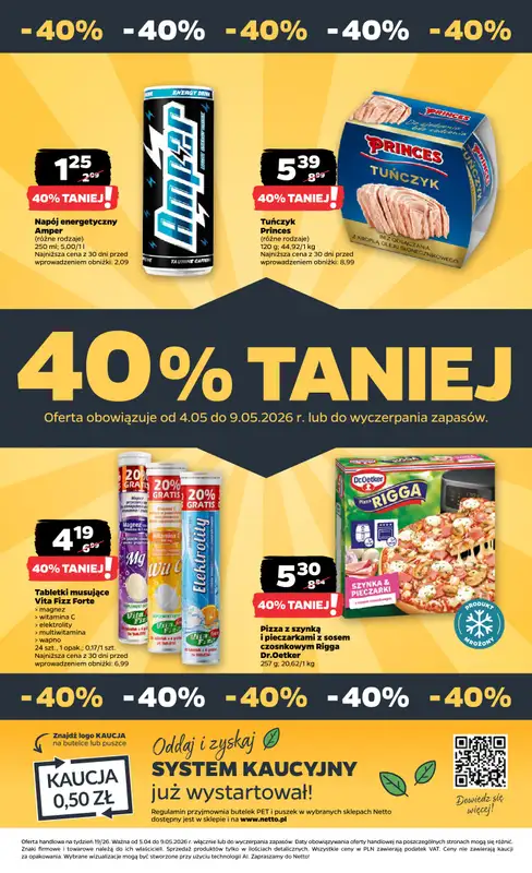 Netto - gazetka promocyjna Gazetka spożywcza od poniedziałku 04.05 do soboty 09.05 - strona 30