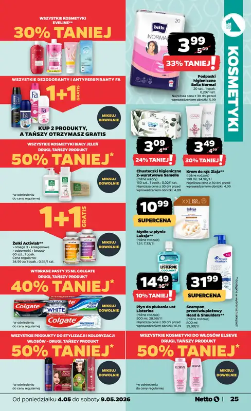 Netto - gazetka promocyjna Gazetka spożywcza od poniedziałku 04.05 do soboty 09.05 - strona 25