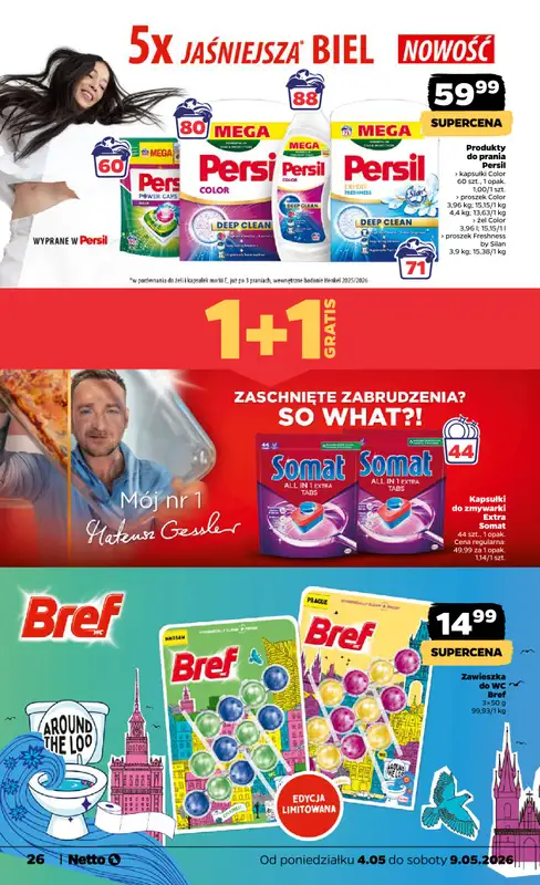 Netto - gazetka promocyjna Gazetka spożywcza od poniedziałku 04.05 do soboty 09.05 - strona 26