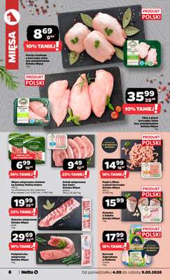 Netto - gazetka promocyjna Gazetka spożywcza od poniedziałku 04.05 do soboty 09.05 - strona 8