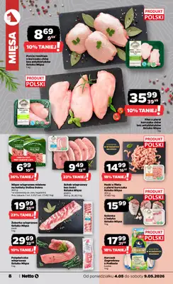 Netto - gazetka promocyjna Gazetka spożywcza od poniedziałku 04.05 do soboty 09.05 - strona 8