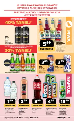 Netto - gazetka promocyjna Gazetka spożywcza od poniedziałku 04.05 do soboty 09.05 - strona 19