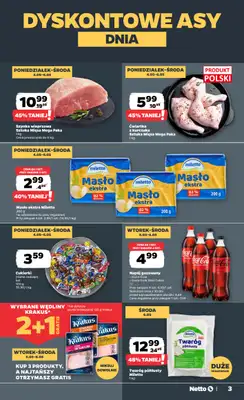 Netto - gazetka promocyjna Gazetka spożywcza od poniedziałku 04.05 do soboty 09.05 - strona 3