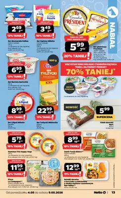 Netto - gazetka promocyjna Gazetka spożywcza od poniedziałku 04.05 do soboty 09.05 - strona 13