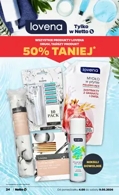 Netto - gazetka promocyjna Gazetka spożywcza od poniedziałku 04.05 do soboty 09.05 - strona 24