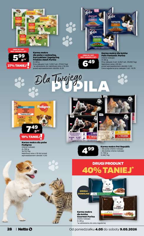 Netto - gazetka promocyjna Gazetka spożywcza od poniedziałku 04.05 do soboty 09.05 - strona 28