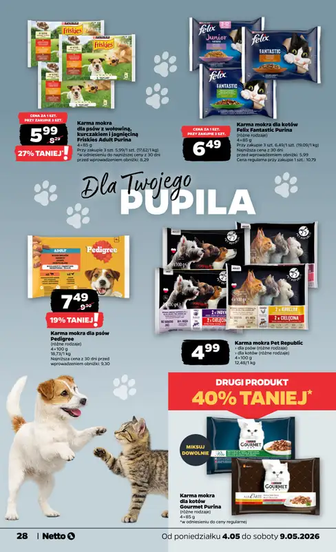 Netto - gazetka promocyjna Gazetka spożywcza od poniedziałku 04.05 do soboty 09.05 - strona 28