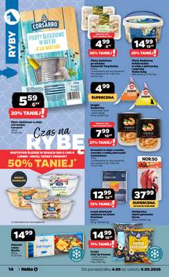 Netto - gazetka promocyjna Gazetka spożywcza od poniedziałku 04.05 do soboty 09.05 - strona 14