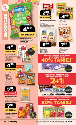 Netto - gazetka promocyjna Gazetka spożywcza od poniedziałku 04.05 do soboty 09.05 - strona 16