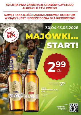 Duży Ben - gazetka promocyjna Gazetka piwna od czwartku 30.04 do środy 13.05