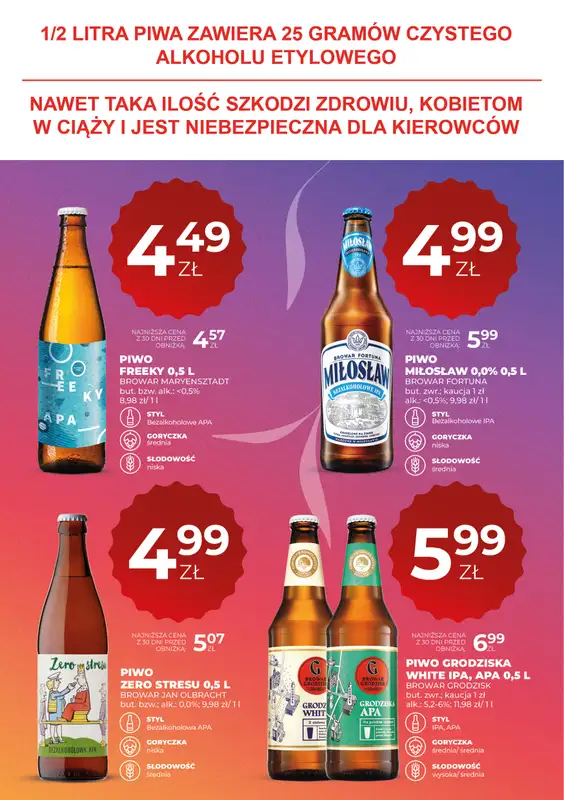 Duży Ben - gazetka promocyjna Gazetka piwna od czwartku 30.04 do środy 13.05 - strona 9