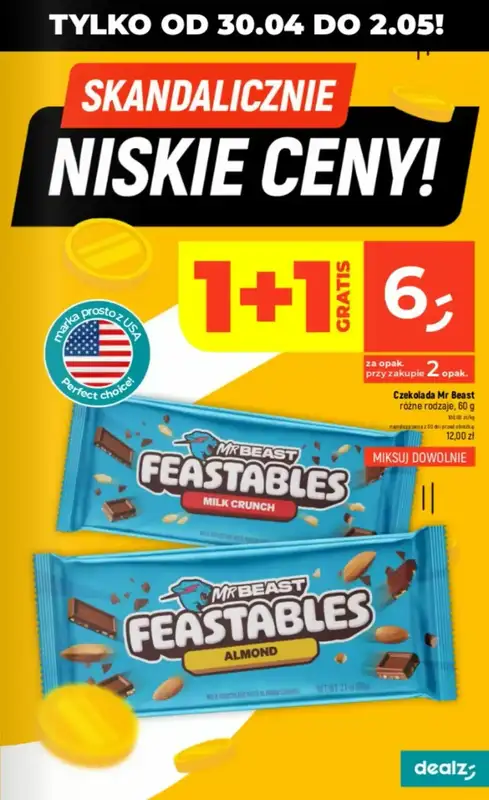 Dealz - gazetka promocyjna Skandalicznie niskie ceny! od czwartku 30.04 do soboty 02.05 - strona 7