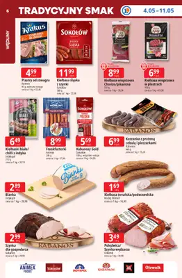 Leclerc - gazetka promocyjna Oferta E.Leclerc I Tanio to tu! od poniedziałku 04.05 do poniedziałku 11.05 - strona 6