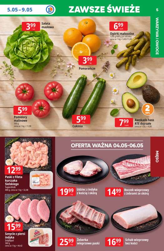 Leclerc - gazetka promocyjna Oferta E.Leclerc I Tanio to tu! od poniedziałku 04.05 do poniedziałku 11.05 - strona 5