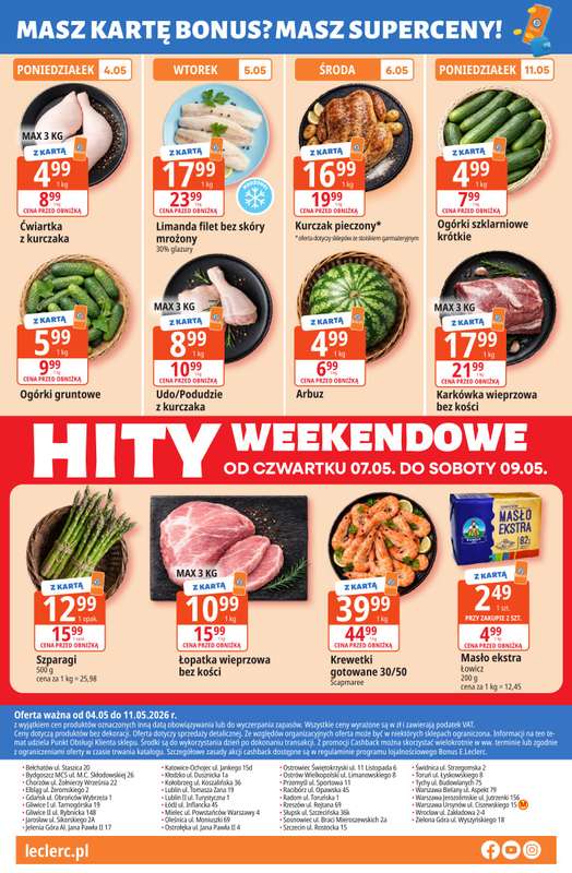 Leclerc - gazetka promocyjna Oferta E.Leclerc I Tanio to tu! od poniedziałku 04.05 do poniedziałku 11.05 - strona 20