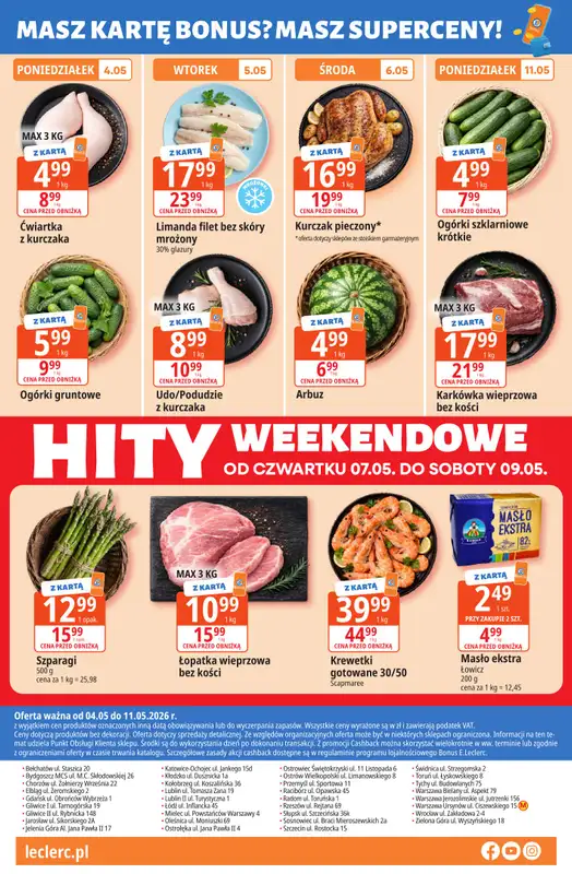 Leclerc - gazetka promocyjna Oferta E.Leclerc I Tanio to tu! od poniedziałku 04.05 do poniedziałku 11.05 - strona 20