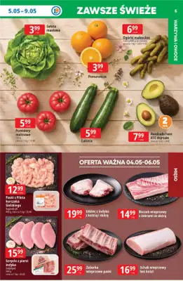 Leclerc - gazetka promocyjna Oferta E.Leclerc I Tanio to tu! od poniedziałku 04.05 do poniedziałku 11.05 - strona 5