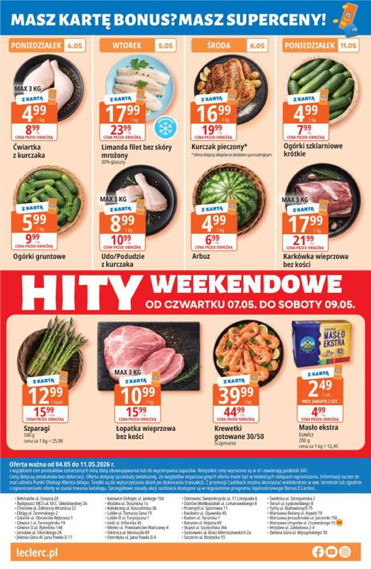 Leclerc - gazetka promocyjna Oferta E.Leclerc I Tanio to tu! od poniedziałku 04.05 do poniedziałku 11.05 - strona 20