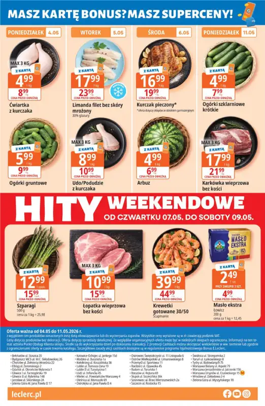 Leclerc - gazetka promocyjna Oferta E.Leclerc I Tanio to tu! od poniedziałku 04.05 do poniedziałku 11.05 - strona 20