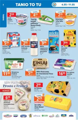 Leclerc - gazetka promocyjna Oferta E.Leclerc I Tanio to tu! od poniedziałku 04.05 do poniedziałku 11.05 - strona 2