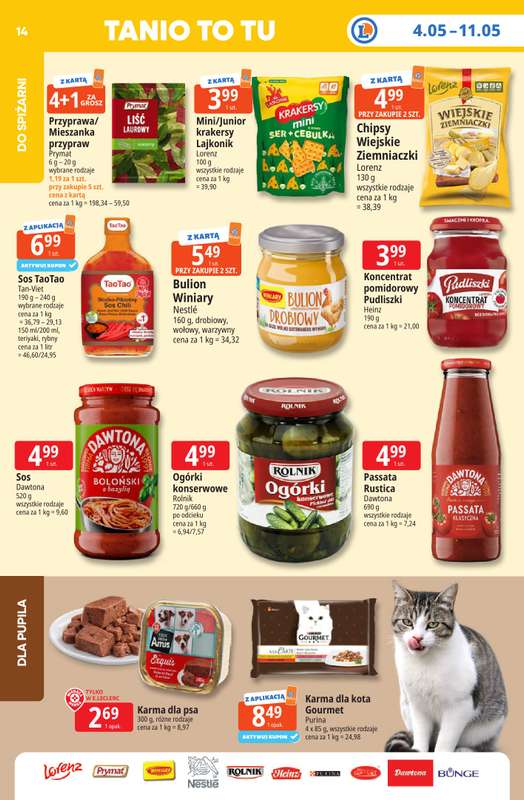 Leclerc - gazetka promocyjna Oferta E.Leclerc I Tanio to tu! od poniedziałku 04.05 do poniedziałku 11.05 - strona 14