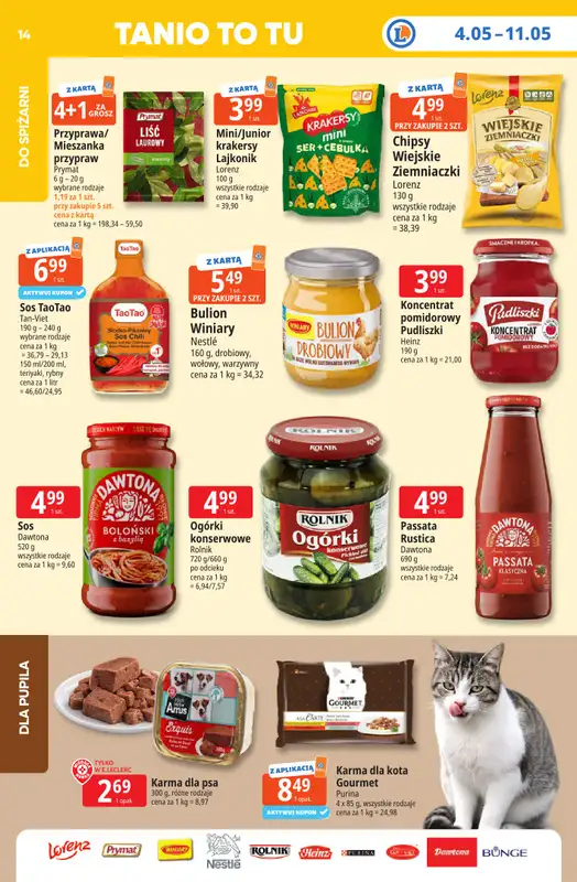 Leclerc - gazetka promocyjna Oferta E.Leclerc I Tanio to tu! od poniedziałku 04.05 do poniedziałku 11.05 - strona 14