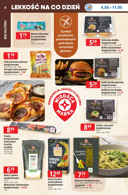 Leclerc - gazetka promocyjna Oferta E.Leclerc I Tanio to tu! od poniedziałku 04.05 do poniedziałku 11.05 - strona 8
