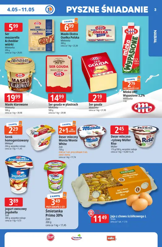 Leclerc - gazetka promocyjna Oferta E.Leclerc I Tanio to tu!   - strona 3