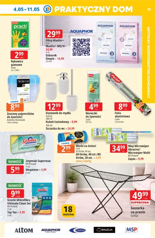 Leclerc - gazetka promocyjna Oferta E.Leclerc I Tanio to tu! od poniedziałku 04.05 do poniedziałku 11.05 - strona 19