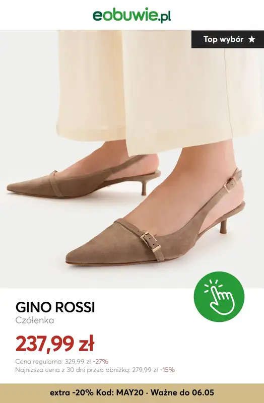eobuwie.pl - gazetka promocyjna Extra -20% na wybrane produkty przy zakupie 2 rzeczy od czwartku 30.04 do środy 06.05 - strona 5