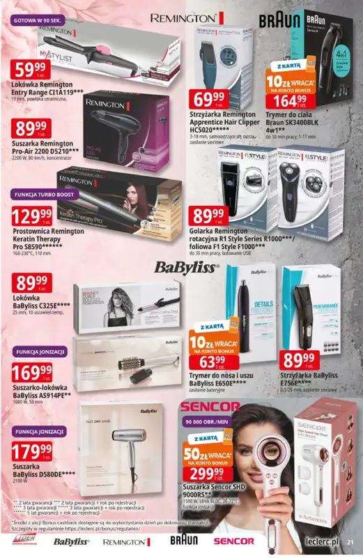 Leclerc - gazetka promocyjna Oferta E.Leclerc Non Food od wtorku 05.05 do soboty 16.05 - strona 33