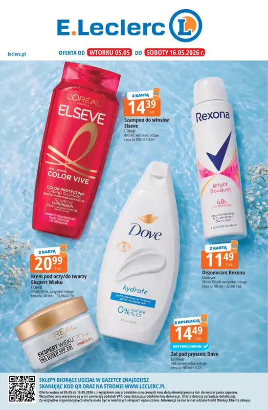 Leclerc - gazetka promocyjna Oferta E.Leclerc od wtorku 05.05 do soboty 16.05 - strona 40
