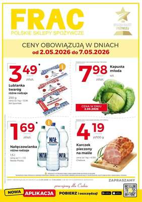 Frac - gazetka promocyjna Gazetka od soboty 02.05 do czwartku 07.05