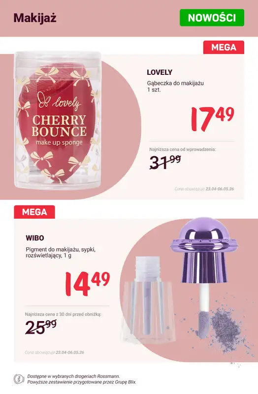 Rossmann - gazetka promocyjna NOWOŚCI na PROMOCJI od soboty 02.05 do środy 06.05 - strona 6
