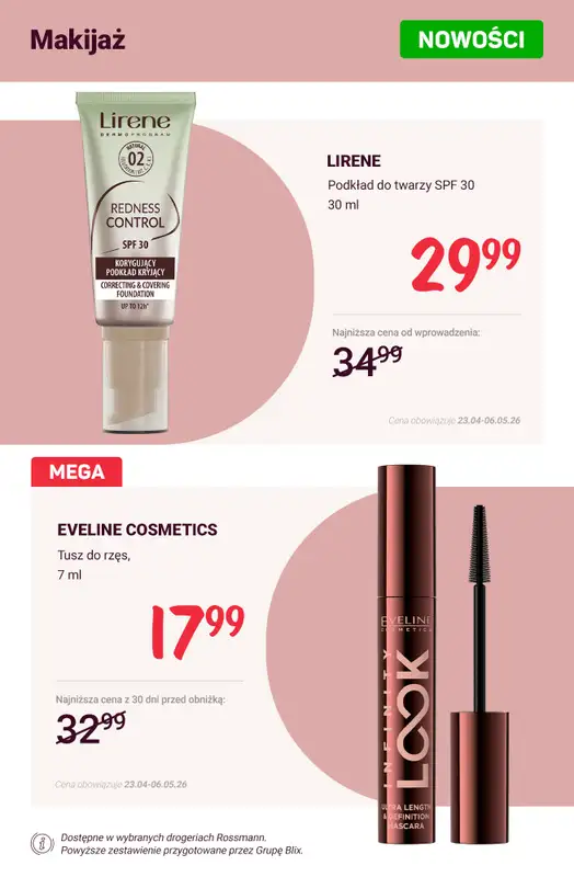 Rossmann - gazetka promocyjna NOWOŚCI na PROMOCJI od soboty 02.05 do środy 06.05 - strona 3