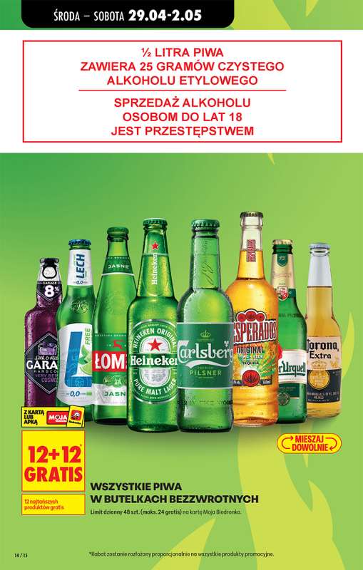 Biedronka - gazetka promocyjna Od środy od środy 29.04 do środy 06.05 - strona 24