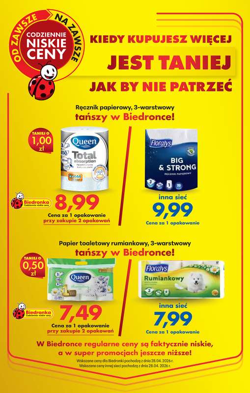 Biedronka - gazetka promocyjna Od środy od środy 29.04 do środy 06.05 - strona 6