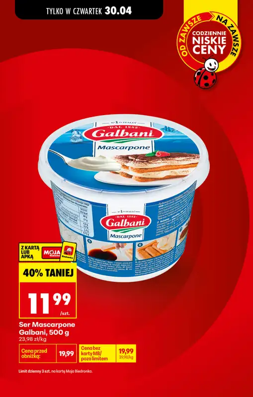 Biedronka - gazetka promocyjna Od środy, Z ladą tradycyjną od środy 29.04 do środy 06.05 - strona 38