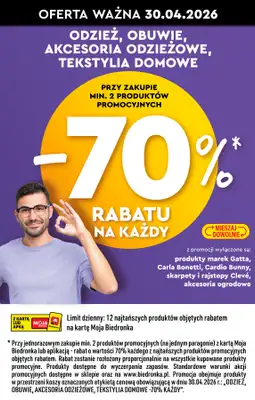 Biedronka - gazetka promocyjna Od środy, Z ladą tradycyjną od środy 29.04 do środy 06.05 - strona 29