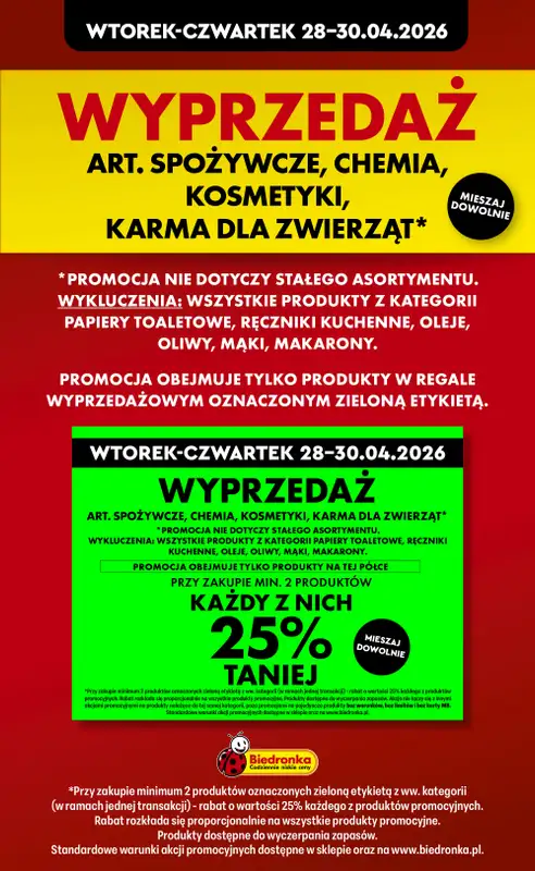 Biedronka - gazetka promocyjna Od środy, Z ladą tradycyjną od środy 29.04 do środy 06.05 - strona 8