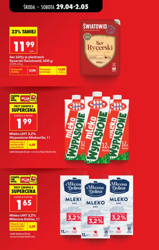 Biedronka - gazetka promocyjna Od środy, Z ladą tradycyjną od środy 29.04 do środy 06.05 - strona 35