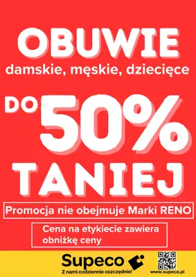 Supeco - gazetka promocyjna Obuwie od soboty 02.05 do wtorku 30.06