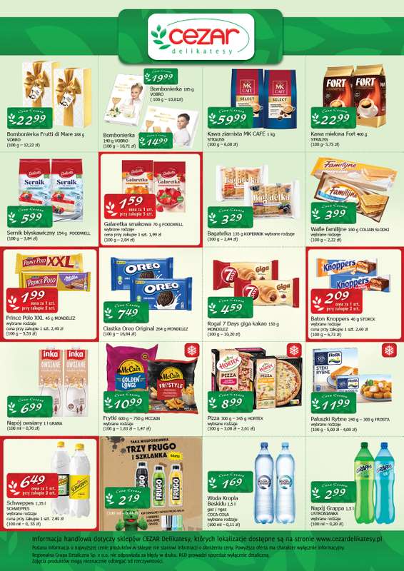CEZAR Delikatesy - gazetka promocyjna Gazetka od czwartku 30.04 do środy 13.05 - strona 2