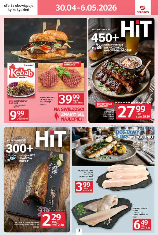 Selgros - gazetka promocyjna Jeszcze więcej super promocji! od czwartku 30.04 do środy 06.05 - strona 2