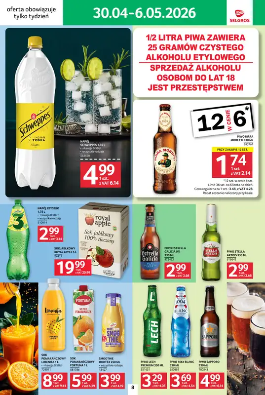 Selgros - gazetka promocyjna Jeszcze więcej super promocji! od czwartku 30.04 do środy 06.05 - strona 8