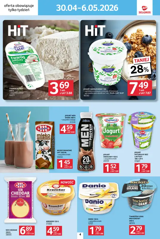 Selgros - gazetka promocyjna Jeszcze więcej super promocji! od czwartku 30.04 do środy 06.05 - strona 4