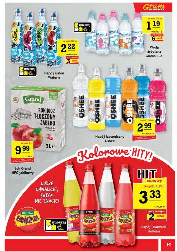 Gram Market - gazetka promocyjna Gazetka od środy 06.05 do wtorku 12.05 - strona 14