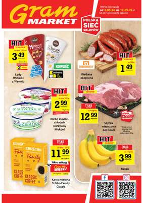 Gram Market - gazetka promocyjna Gazetka od środy 06.05 do wtorku 12.05