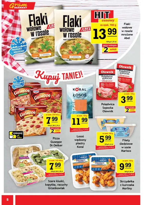 Gram Market - gazetka promocyjna Gazetka od środy 06.05 do wtorku 12.05 - strona 5